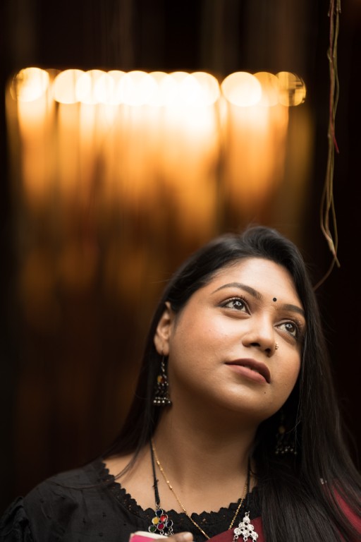 Dramatic Bokeh Portrait Bengali