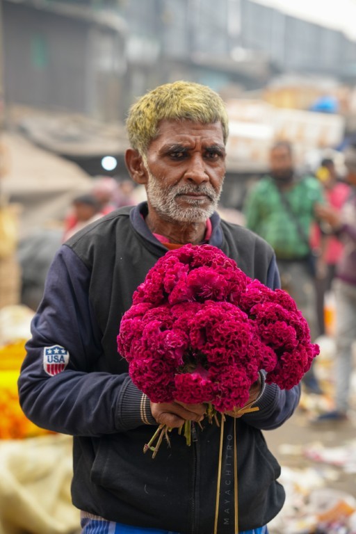 Flower Seller Portrait