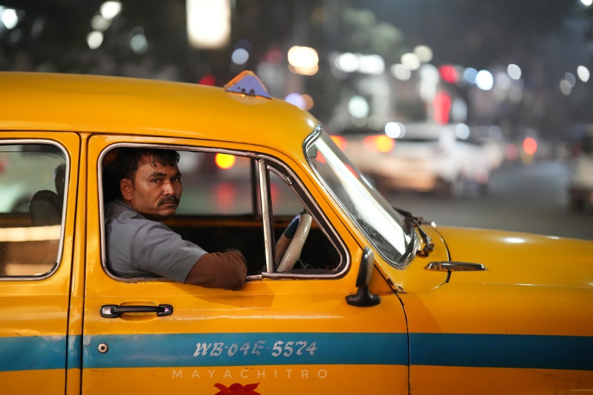 Taxi Driver at Night