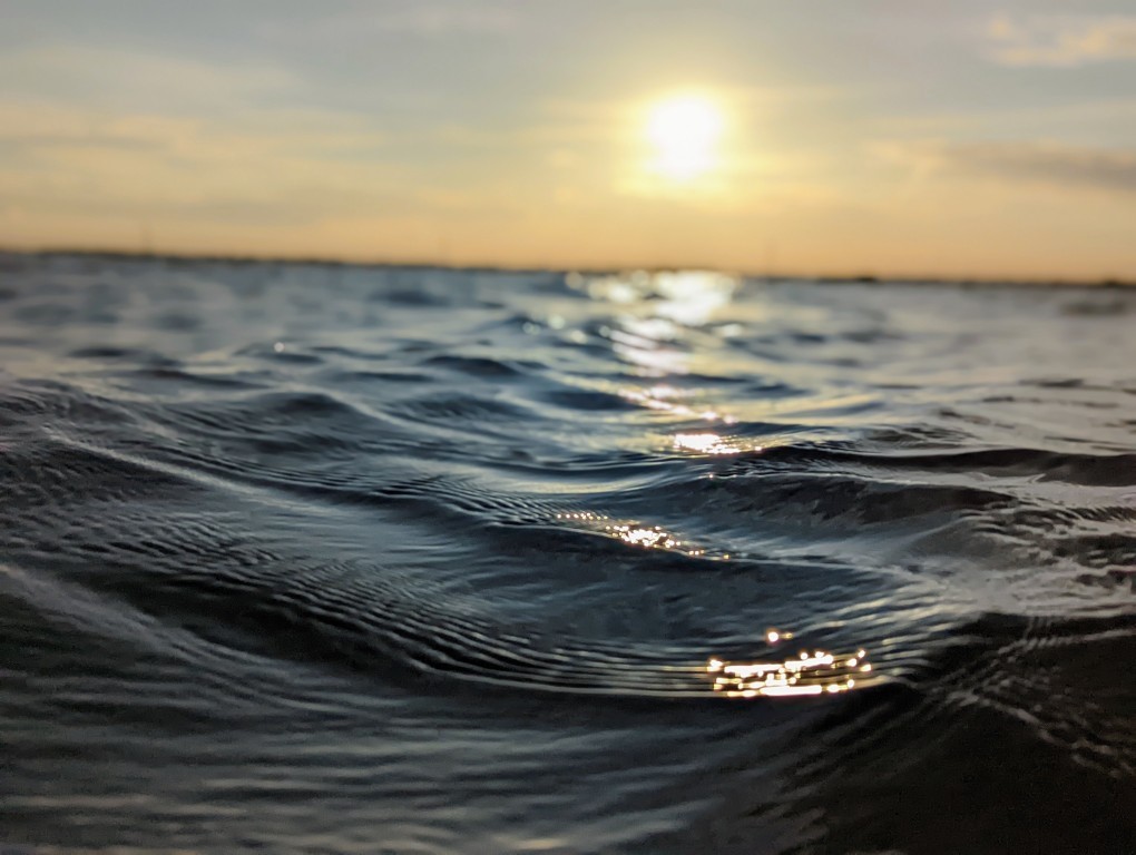 Sunlight on Ocean Waves