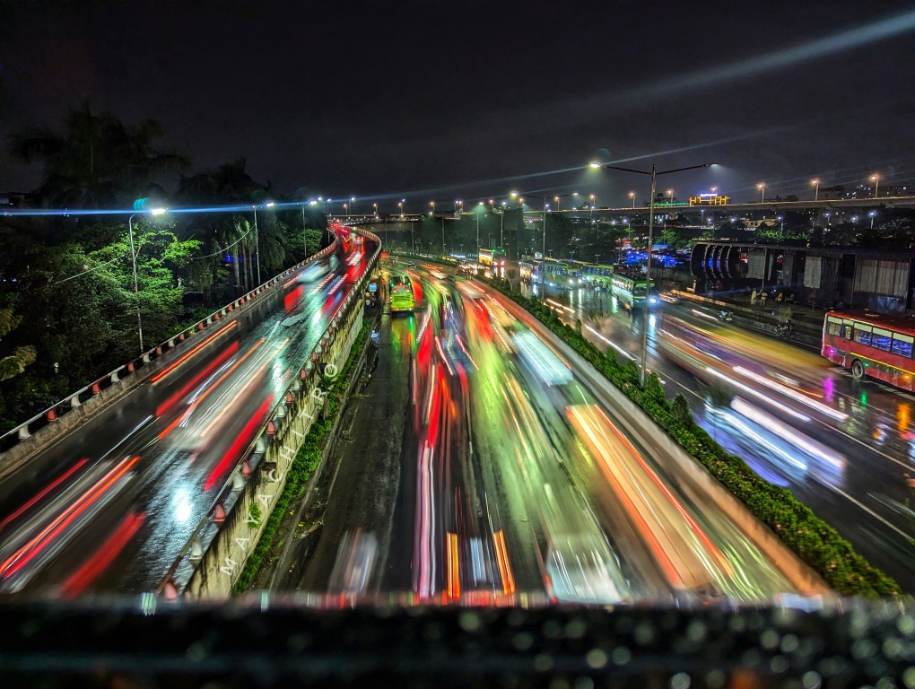 Urban Rainy Road Trails