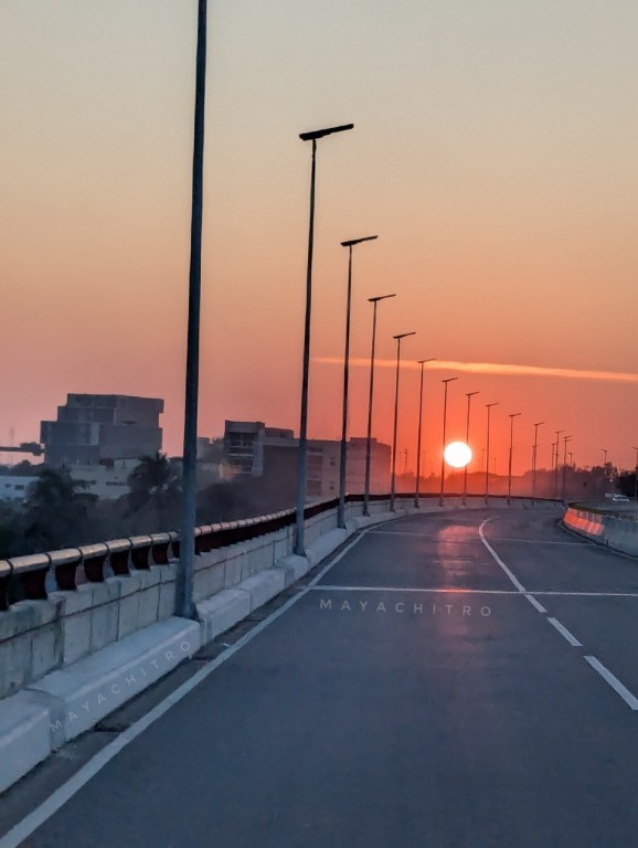 Urban Sunset Perspective